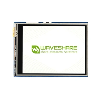 Image de Waveshare 2.8inch Touch Display Module for Raspberry Pi Pico 262K Colors 320x240 Pixels Resistive Controller XPT2046 ST7789 Driver Using SPI Bus…