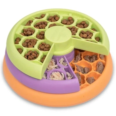 Image de Catstages by Kitty Lickin&#039; Layers Multilayered Cat Fun Feeder Treat Puzzle