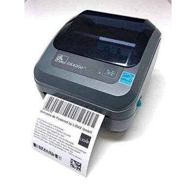 Image de Zebra GK420d imprimante pour étiquettes Thermique directe 203 x DPI Imprimantes (Thermique directe, DPI, 127 mm/Sec, avec Fil, Ethernet, 8 Mo) (Reconditionné)