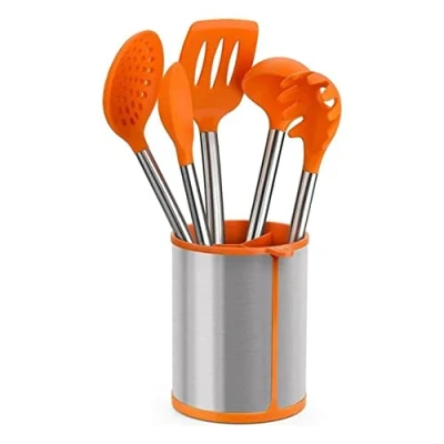 Image de BRA Set de 5 Ustensiles Cuisine Efficient A1950114 Récipient Porta Espatula Cuillère Cuiseur Pâtes