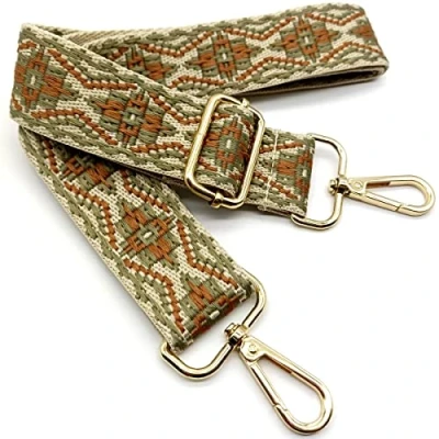 Image de Bandouliere de Rechange Sac Reglable, Sangle a Main Remplacement, Universelles mit Boucle Dore pour Femme à Main, Bandoulière Accessoires, 12