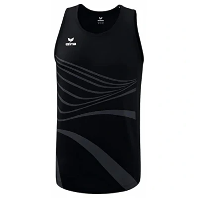 Image de Erima Mixte Racing 2.0 Fonctionnel Singlet, Noir, 152 EU
