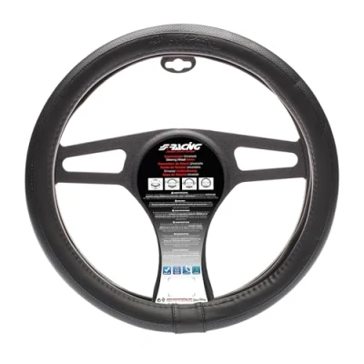 Image de Simoni Racing Total Black Small CVT/16S Housse de volant noir 35 37cm Similicuir
