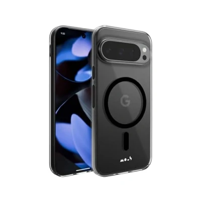 Image de Mous Coque pour Google Pixel 9 Pro Transparente MagSafe Compatible Super Thin Design Cristalline et Mince