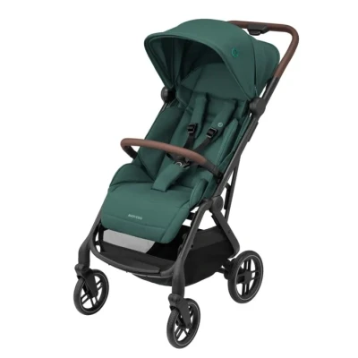 Image de MAXI COSI Poussette ultra compacte SOHO, de la naissance à 4 ans (22kg), pliage compact d’une main, Mineral Green