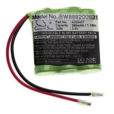 Image de vhbw Batterie pour Divers appareils (300mAh, 3,6V, NiMH) 3X cellules Type 2/3 AAA, Micro