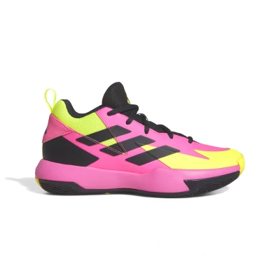Image de adidas Performance Cross EM UP Select Unisex Chaussures de basket pour enfants, Taille: 36, Lucid pink/aurora black/lucid lemon