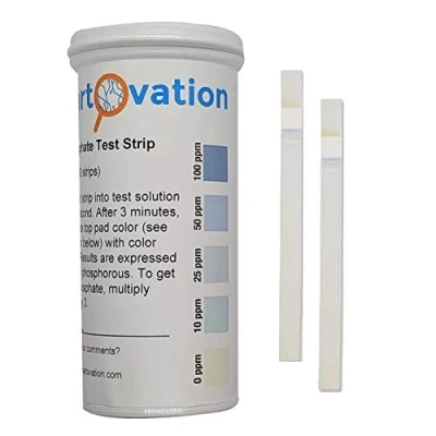 Image de Bartovation Phosphore et détection phosphate test strips 0 100 ppm (flacon de 50 bandes)