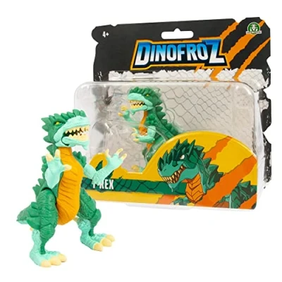 Image de Giochi Preziosi Dinofroz Blister de Personnages Dino&amp; Dragons Assortiment B T Rex, Figurine Articulée Et Riche en Détails, pour Enfants À partir 3 Ans, Dnb10100