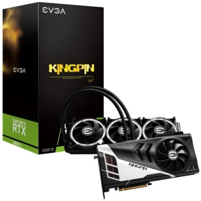 Image de EVGA GeForce RTX 3090 Ti K,NGP,N Hybrid Gaming, 24G P5 4998 KR, 24GB GDDR6X, iCX3, Cooler, OLED Display, Backplate, Free eLeash ARGB
