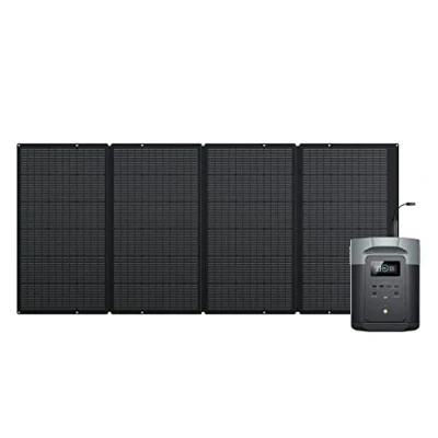 Image de Générateur solaire EcoFlow DELTA 2 Max 2048 Wh avec Portable panneau 400W Batterie LFP de secours,Seuls Quelques Petits défauts dans l&#039;emballage, Le Produit n&#039;a Pas été utilisé(Reconditionné)