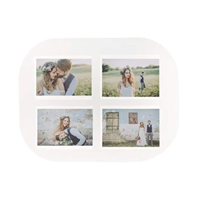 Image de trendfinding® 6 Sets de Table pour 4 Photos à Personnaliser soi même 10 x 15 cm