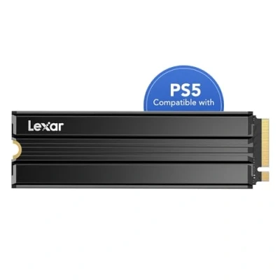 Image de Lexar NM790 SSD Interne 2To avec dissipateur Thermique, M.2 2280 PCIe Gen4x4 NVMe 1.4 SSD, Jusqu&#039;à 7400 Mo/s en Lecture, 6500 écriture, pour PS5, PC et Les Joueurs (LNM790X002T RN9NG)