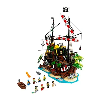 Image de LEGO Pirates of Barracuda Bay 21322 Building Set, 21322, Multicolore