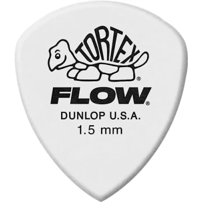 Image de JIM DUNLOP Médiators Tortex Flow Standard, Sac de 36, Blanc, 1,5 mm