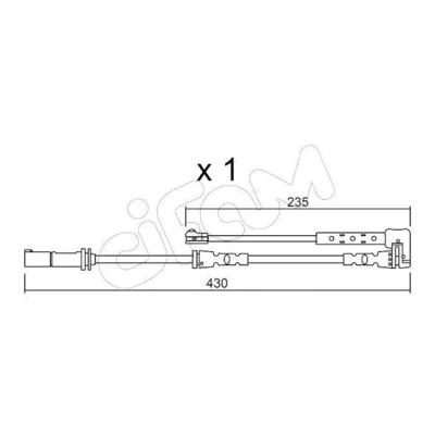 Image de TRUSTING SU.311 Usure Des Plaquettes De Frein MINI: 3/5 portes, Cabriolet