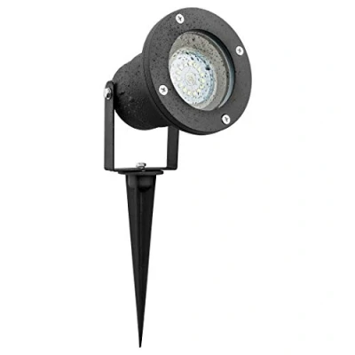 Image de SEBSON Lampe de Jardin à LED avec Piquet et Spot orientable, IP65, GU10 3,5W 300lm 6500K