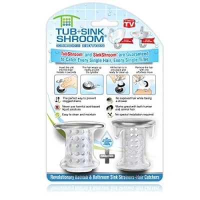Image de TubShroom Cache Cheveux Chromé 3,8 à 4,4 cm