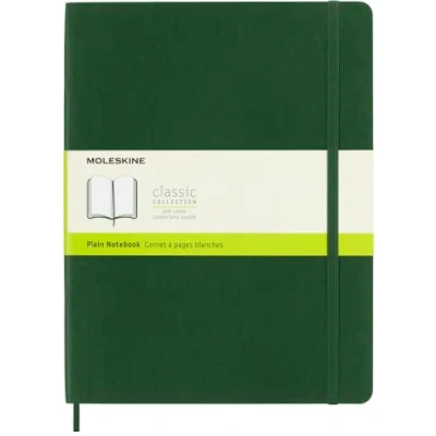 Image de Moleskine Carnet XL Uni Couverture Souple Vert Myrte