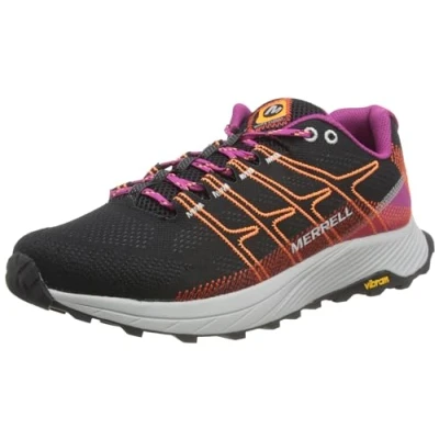 Image de Merrell Femme Moab Flight Basket, Black Fuchsia, 40.5 EU
