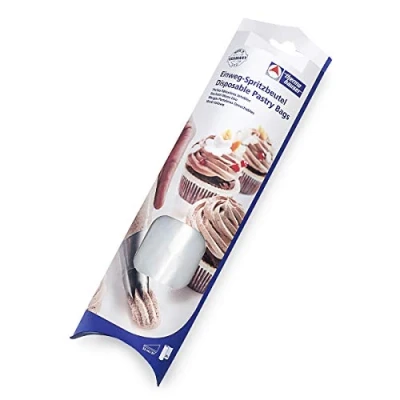 Image de Thermohauser 8300031252 Lot de 26 poches à douille jetables en polyéthylène Transparent 53,5 x 27,5 0,0075 cm