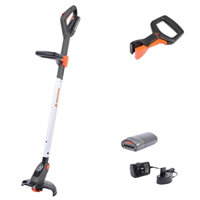 Image de Yard Force iFlex LT F23 Débroussailleuse sans Fil 12 V avec Batterie Lithium ION 4,0 Ah, Largeur de Coupe 23 cm, Longueur 160 cm Manche, Moteur à Brosse