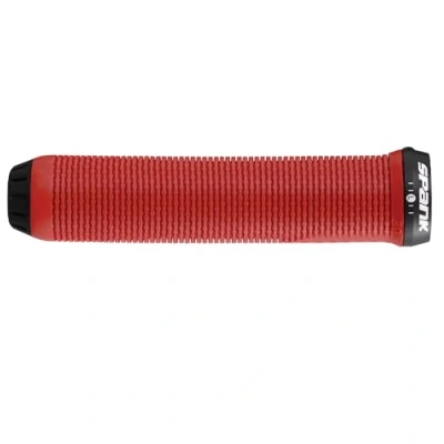 Image de Spank Spike 30, Lock on, diametre 30mm Poignées VTT Adulte Unisexe, Red, 145mm