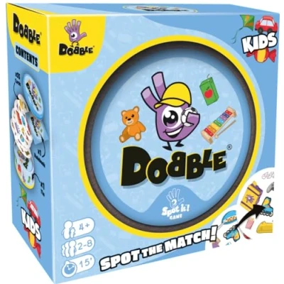Image de Asmodee , Dobble Kids Card Game Ages 4+ Players 10 Minutes Playing Time