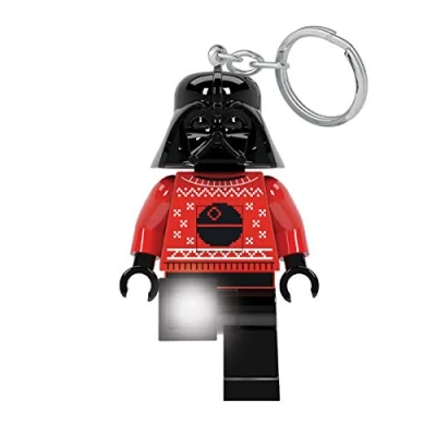 Image de Porte clés lumineux LEGO Star Wars Pull moche Dark Vador Figurine de 76 mm hauteur
