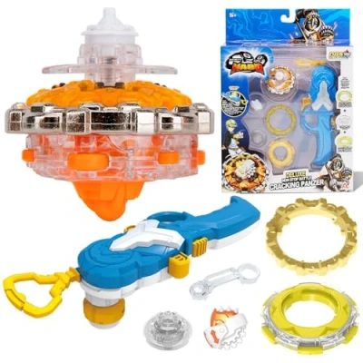 Image de Infinity Nado Toupie Non Stop Battle Deluxe Cracking Panzer, EU634404,Jouet Enfant 5 6 7 8 9 10 11 12 Ans Garcon Fille Multicolore