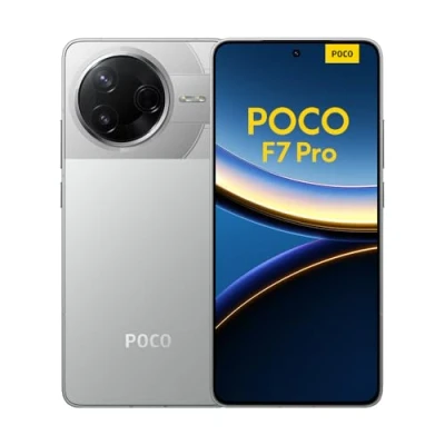 Image de Xiaomi Smartphone POCO F7 Pro, 12+256, Argent, Batterie 6000mAh, HyperCharge 90W, HyperAI (Chargeur Non Inclus)