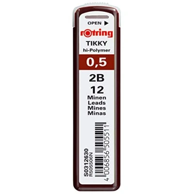 Image de mines de crayon rOtring 0.5 2B