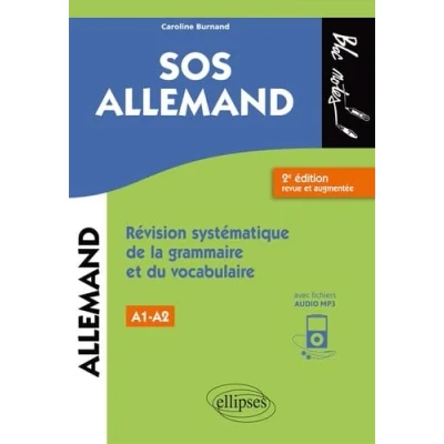 Image de SOS allemand. Révision systématique de la grammaire et du vocabulaire. Niveau 1 (A1 A2) 2e édition revue augmentée (fichier... Livre d’occasion