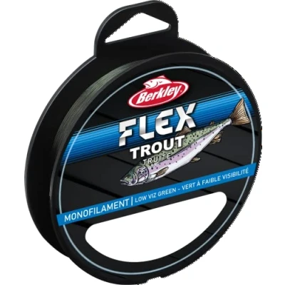 Image de BERKLEY Flex Monofilament Unisexe, Vert Transparent, 0.22mm 8Lb 3,65Kg 150m