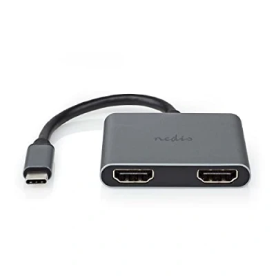 Image de Nedis CCBW64230AT02 station d&#039;accueil USB 3.2 Gen 1 (3.1 1) Type C Anthracite Neuf