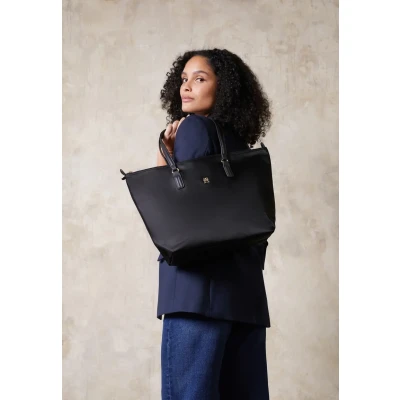 Image de Tommy Hilfiger Poppy TOTE Cabas, Femme, Taille: One Size, Black