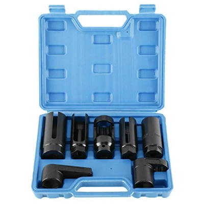 Image de FreeTec 7pcs Douille Sonde Lambda, 22 mm Clé à Demonte Jeu Cle Outils Lambda pour Voiture