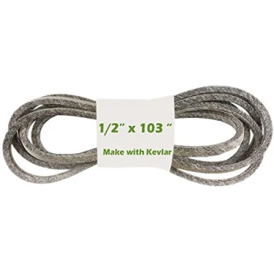 Image de 1/2 x 103&quot; Ceinture de plateau coupe tondeuse à gazon fabriquée avec Kevlar remplacer pour Craftsman SPM215471655 John Deere Sabre GX20072 GY20570 754 04219 954