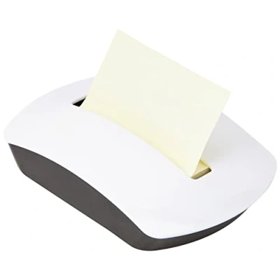 Image de Stick&#039;N Distributeur de notes adhésives pop up avec bloc notes, noir/blanc, 76 x mm