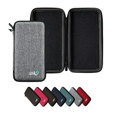 Image de WYNGS Étui de Protection pour Calculatrice Graphique TI 84 Plus/TI 83 Plus/Casio FX 9860GIII/Casio 9750 GIII/Casio PRIZM CG 50 Gris Clair