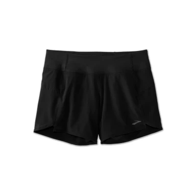 Image de Shorts Brooks Chaser 5&quot; Femme XS Noir Confort et Performance pour la Course