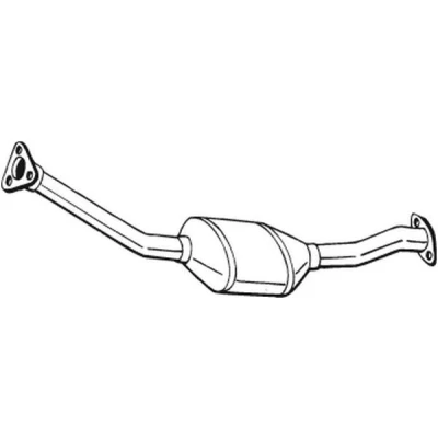Image de BOSAL 099 593 Catalyseur Euro 1, 2 avec pièces d&#039;assemblage OPEL: Astra F Cabriolet