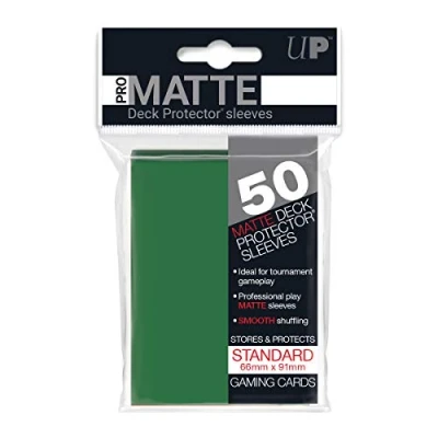 Image de Ultra Pro 330468 Jeu De Cartes Housse Protection Matte Vert D12