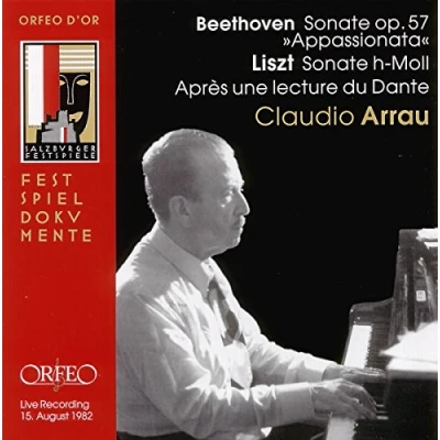 Image de Beethoven : Sonate Op. 57, Appassionata / Liszt h Moll, Après une lecture du Dante