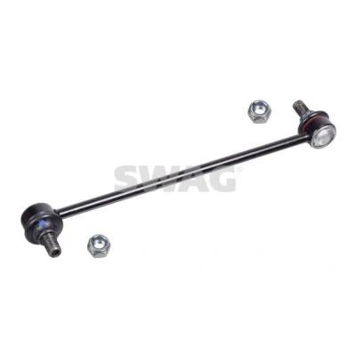 Image de SWAG 81 92 3635 Biellette de barre stabilisatrice Essieu avant gauche, droit 285 M12 x 1,25 avec écrou autobloquant Acier noir