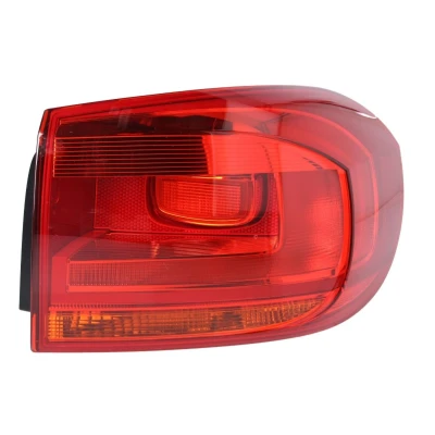 Image de HELLA 2SD 010 738 101 Feu arrière droit Partie extérieure, supérieure P21W 12 rouge/jaune avec ampoule, porte lampe VOLKSWAGEN: Tiguan I