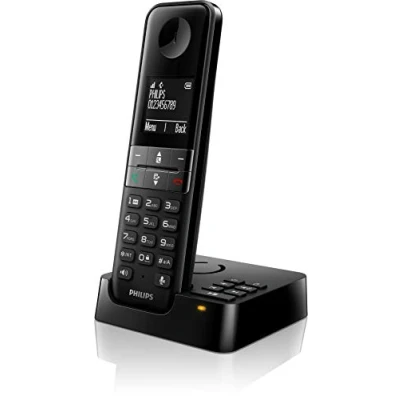 Image de Philips D4751B Téléphone DECT Identification de l&#039;appelant Noir