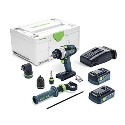 Image de festool Perceuse visseuse sans fil tdc 18/4 5,2/4,0 i set sca quadrive 575603