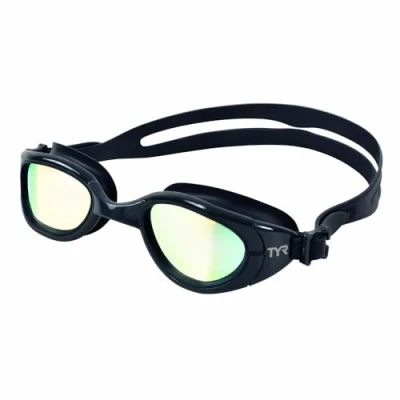 Image de TYR SPEC OPS 2.0 Mirrored Googles Unisex Lunettes de natation, Taille: One Size, Gold/navy