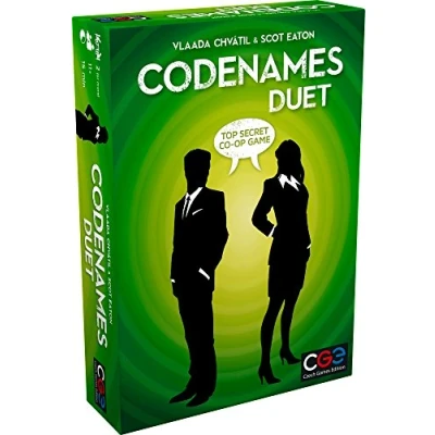 Image de Czech Games Edition , Codenames Duet Board Game Ages 11+ 2 Players 15 30 Minutes Playing Time